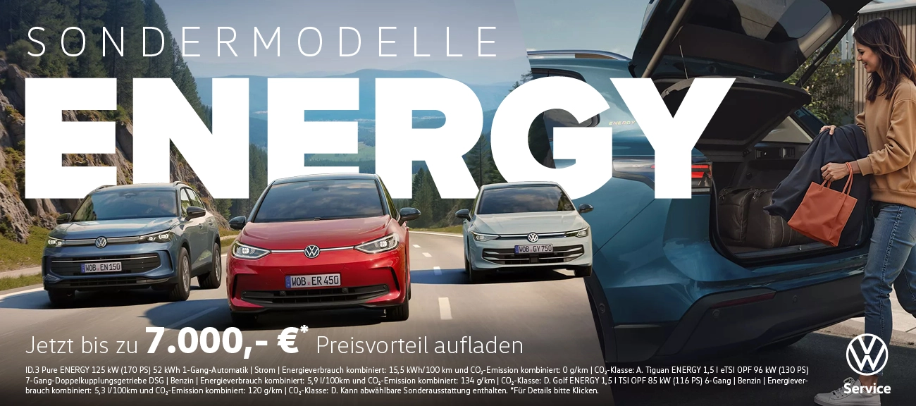 VW Energy Sondemodelle
