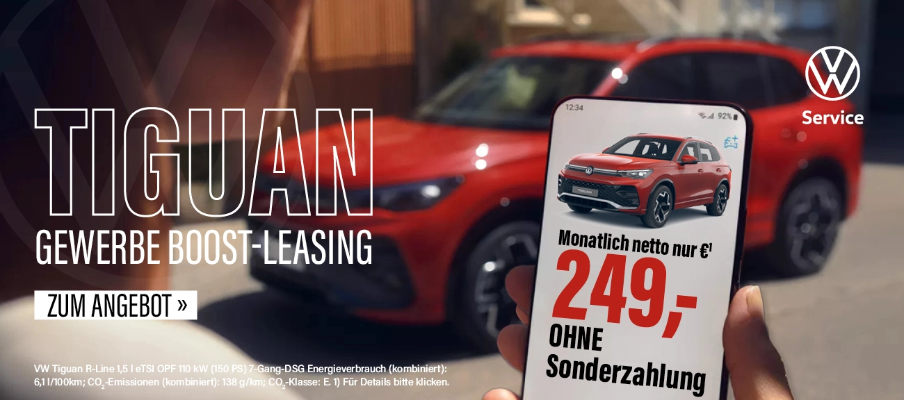 VW Tiguan Gewerbe leasing